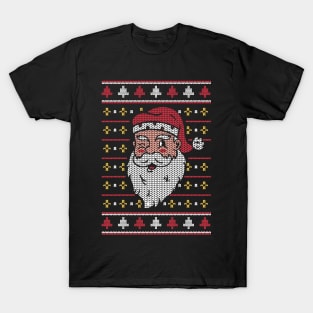 SANTA CLAUS UGLY CHRISTMAS SWEATER T-Shirt